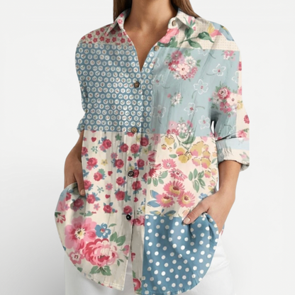 Ladies Floral Patterned Top