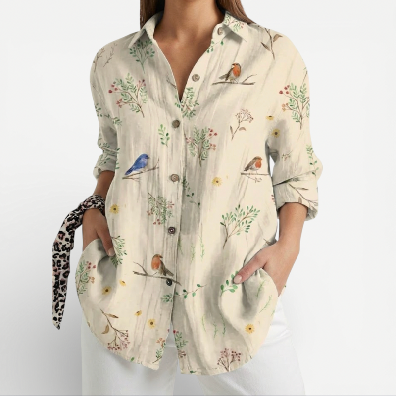 Ladies Floral Patterned Top