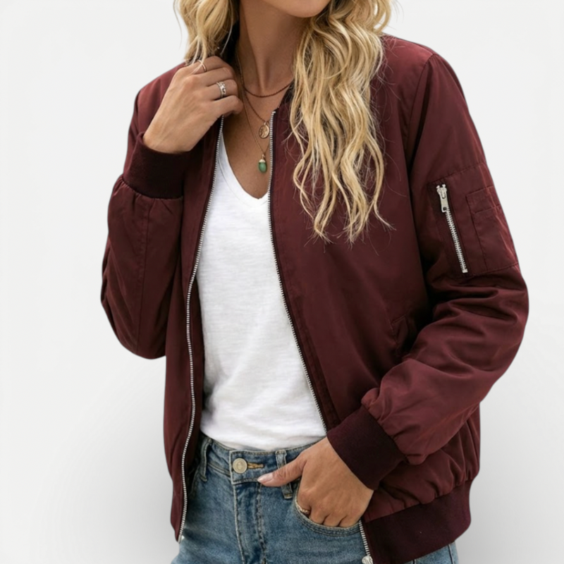 Women's Stylish Bomber Coat