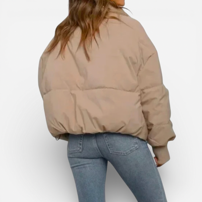 Warm Women's Down Short Parka Jacket
