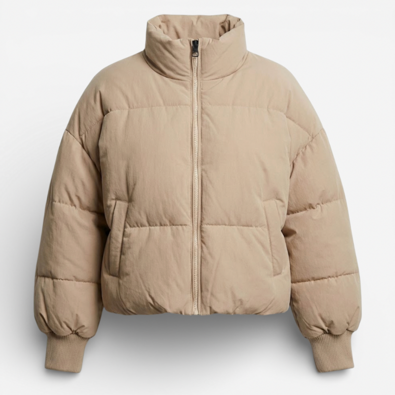 Warm Women's Down Short Parka Jacket - Luxivelle
