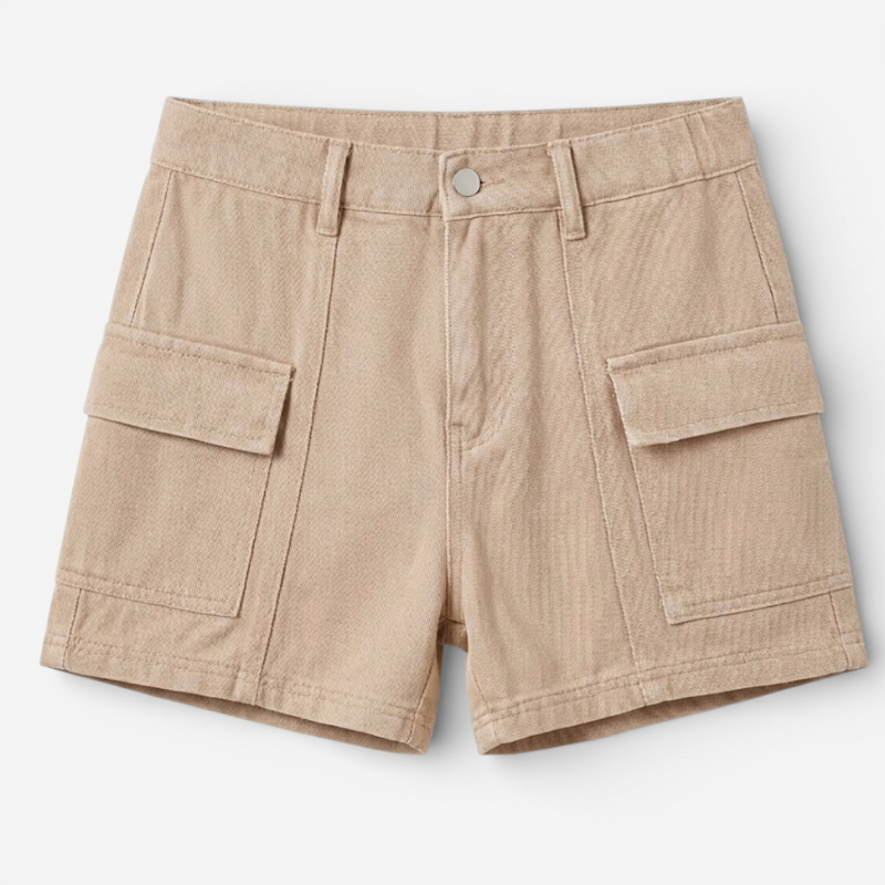 Ladies' Pocketed Short Pants - Luxivelle