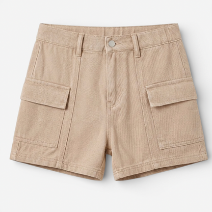 Ladies' Pocketed Short Pants - Luxivelle