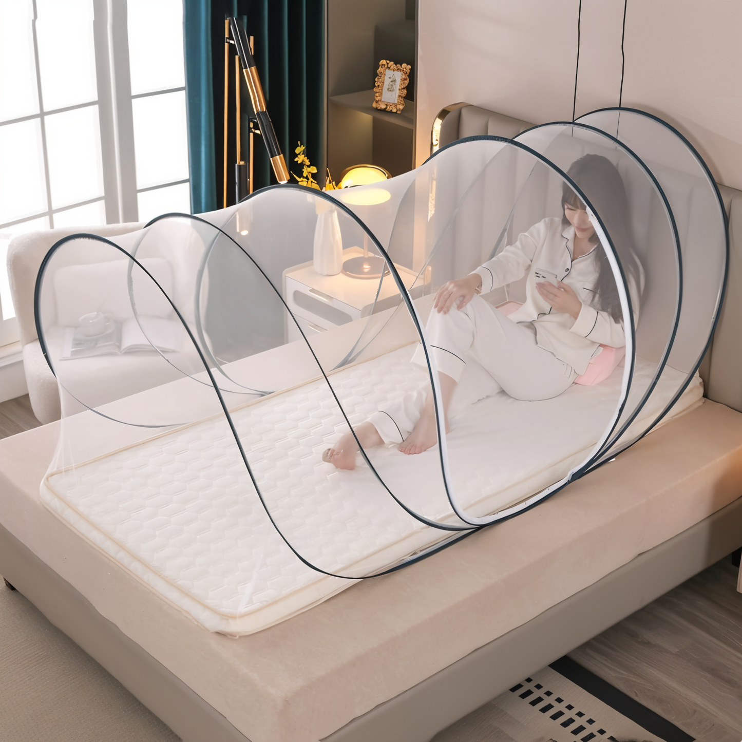 Portable Foldable Mosquito Net for Travel - Luxivelle