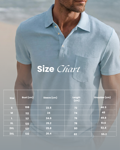 Classic Casual Short Sleeve Polo Shirt