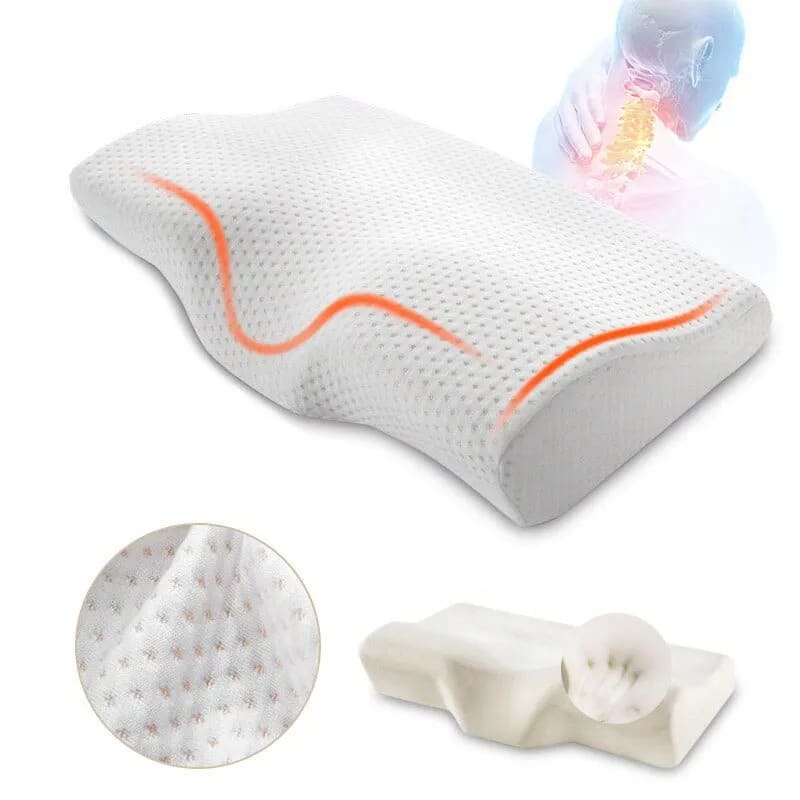 Contour Memory Foam Neck Pillow for Better Sleep - Luxivelle