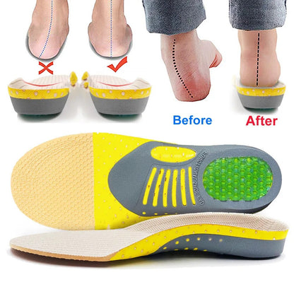 Arch Support Comfort Gel Shoe Insoles