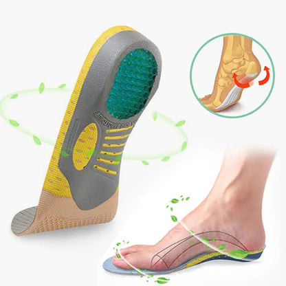 Arch Support Comfort Gel Shoe Insoles