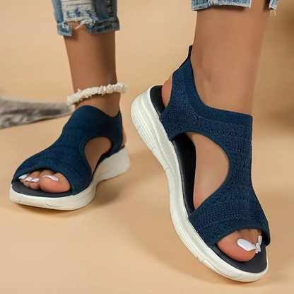 Warm Comfortable Women's Sandals with Thick Soles