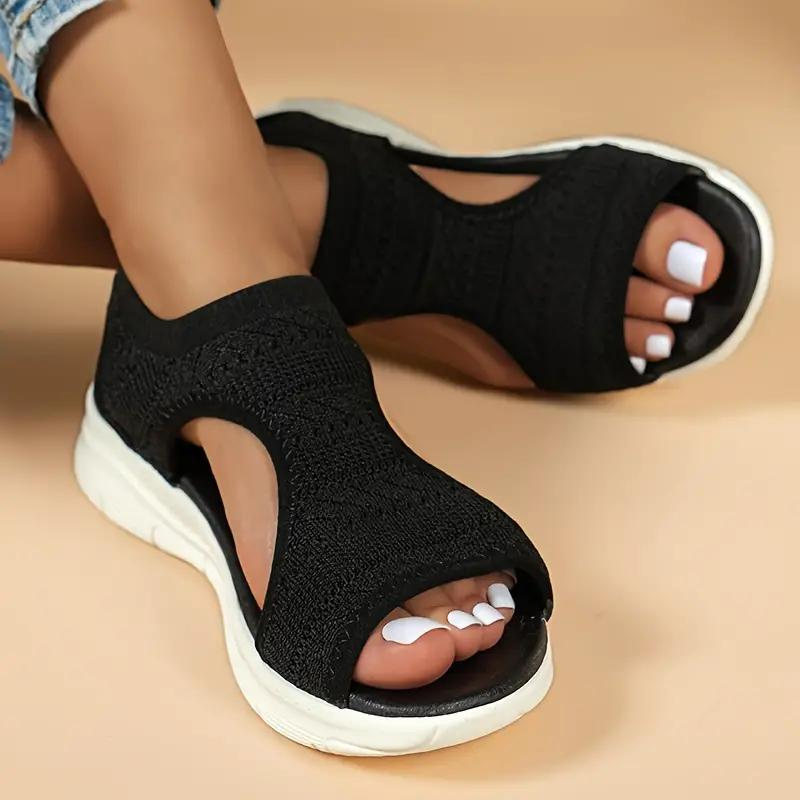 Warm Comfortable Women's Sandals with Thick Soles