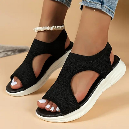 Warm Comfortable Women's Sandals with Thick Soles