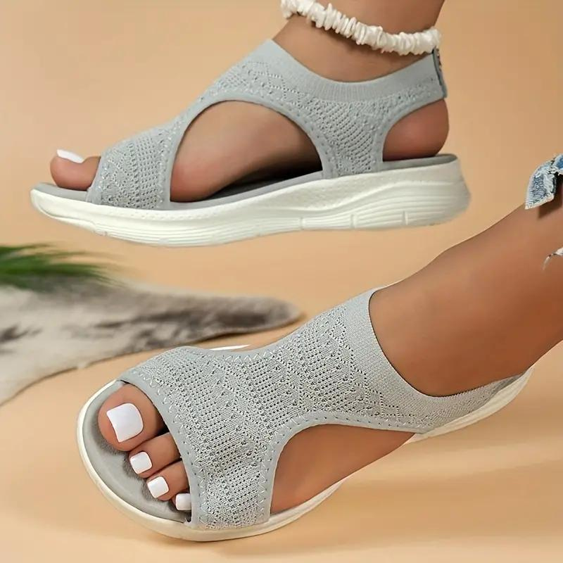 Warm Comfortable Women's Sandals with Thick Soles