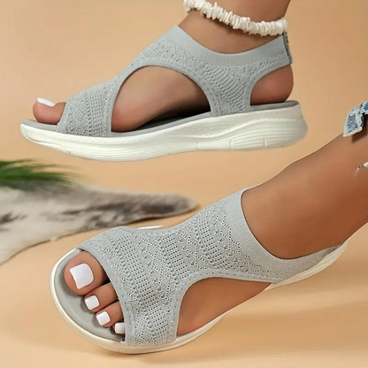 Warm Comfortable Women's Sandals with Thick Soles