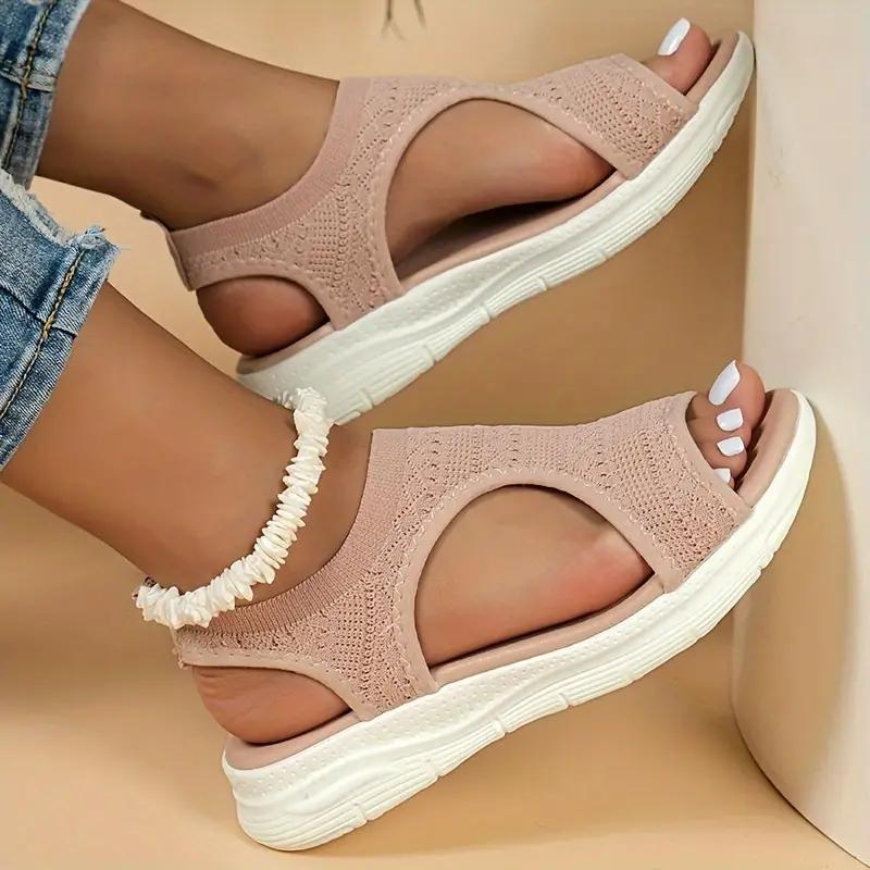 Warm Comfortable Women's Sandals with Thick Soles