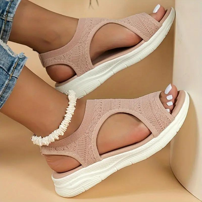 Warm Comfortable Women's Sandals with Thick Soles
