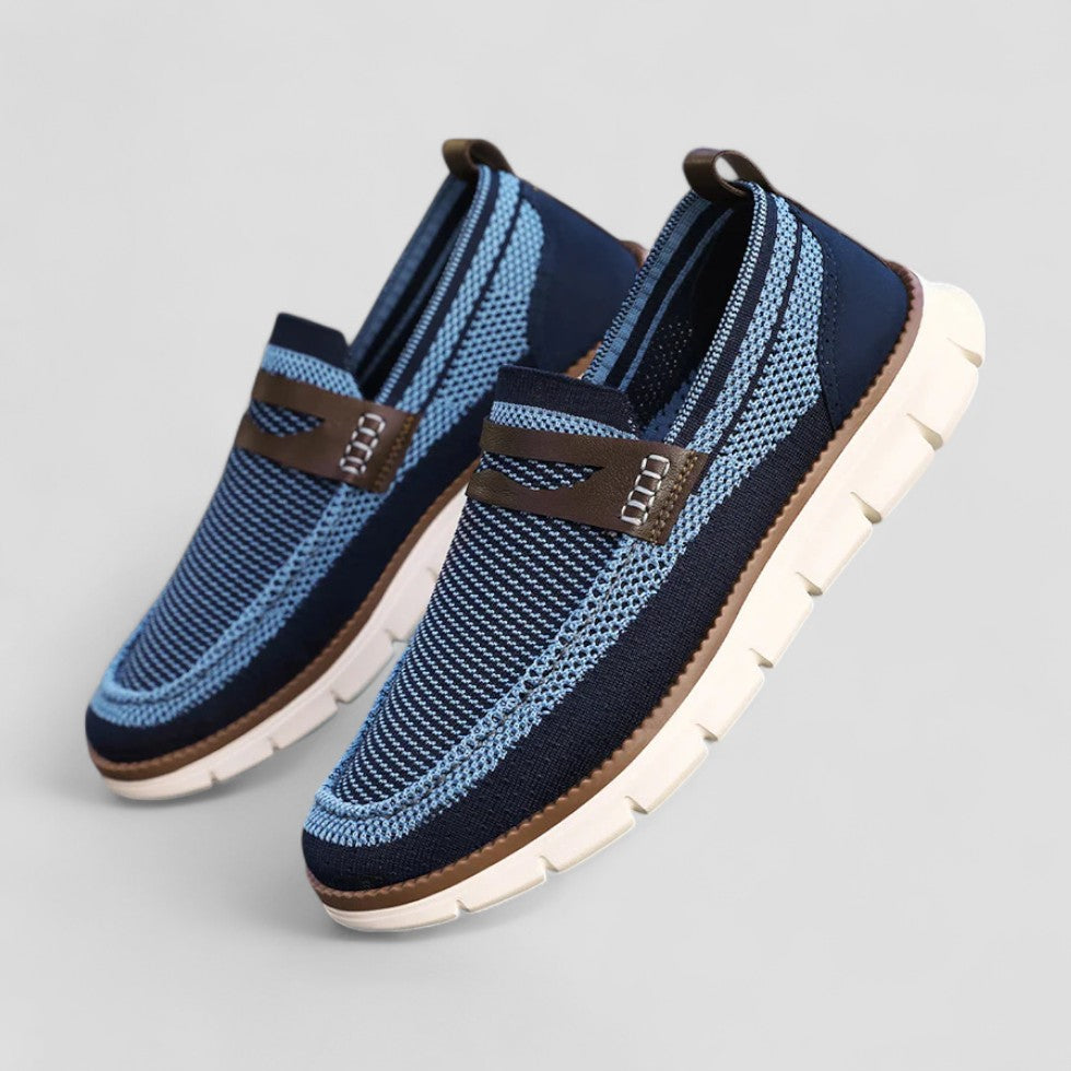 Orthopedic Breathable Knit Slip On Loafers for Men 0