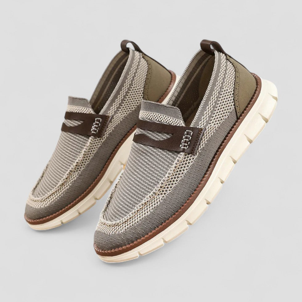 Orthopedic Breathable Knit Slip On Loafers for Men 1