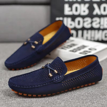 Orthopedic Breathable Leather Slip On Loafers for Men 7