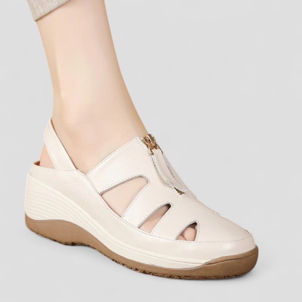 Orthopedic Cut Out Comfort Wedge Sandals for Women 0