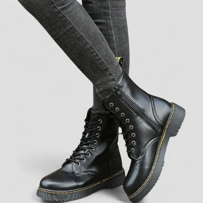 Orthopedic Lace Up Ankle Boots for Women Casual Comfort Style 1