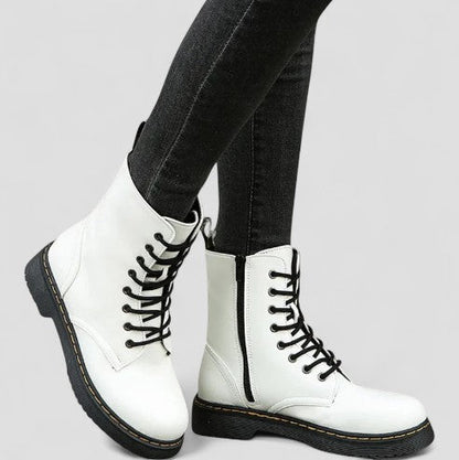 Orthopedic Lace Up Ankle Boots for Women Casual Comfort Style 4