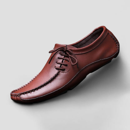 Orthopedic Leather Loafers for Men with Soft Insole 1