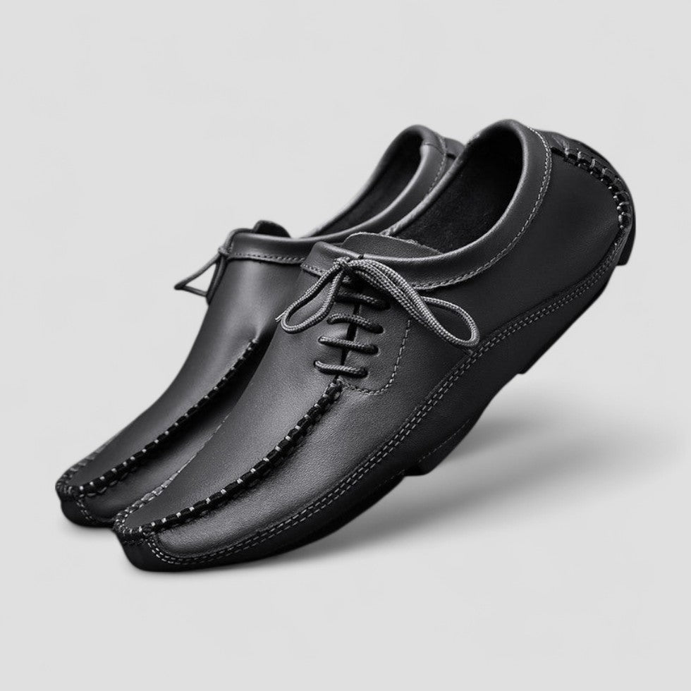 Orthopedic Leather Loafers for Men with Soft Insole 4