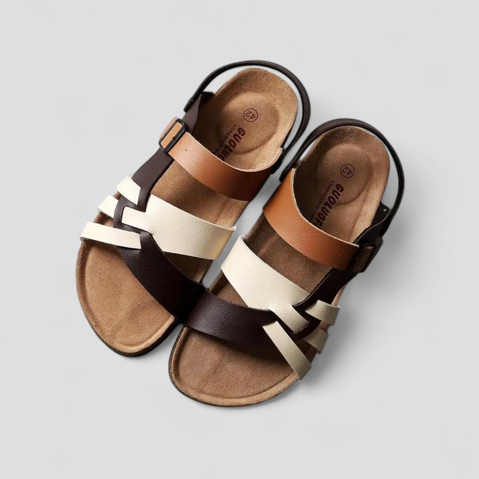 Orthopedic Soft Leather Walking Sandals for Women 2