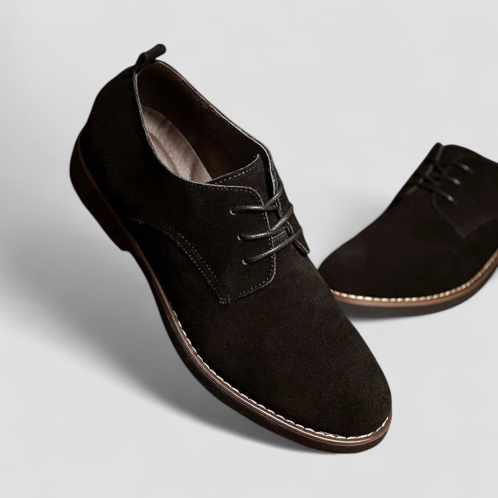 Orthopedic Suede Oxford Dress Shoes for Men 0