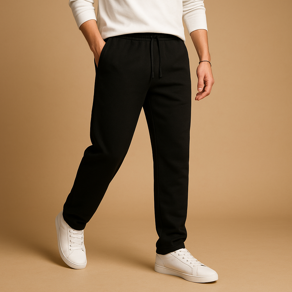 Comfortable Loose Fit Mens Cotton Joggers - Luxivelle