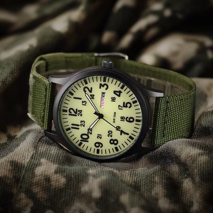Tough Waterproof Mens Stainless Steel Sports Watch