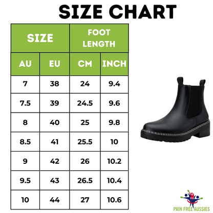 Ladies Low Heel Ankle Boots