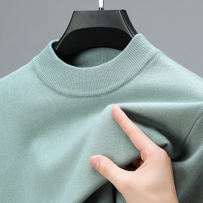 Cashmere Elegance Men's Sweater – Luxurious Comfort, Elegant Hem-3