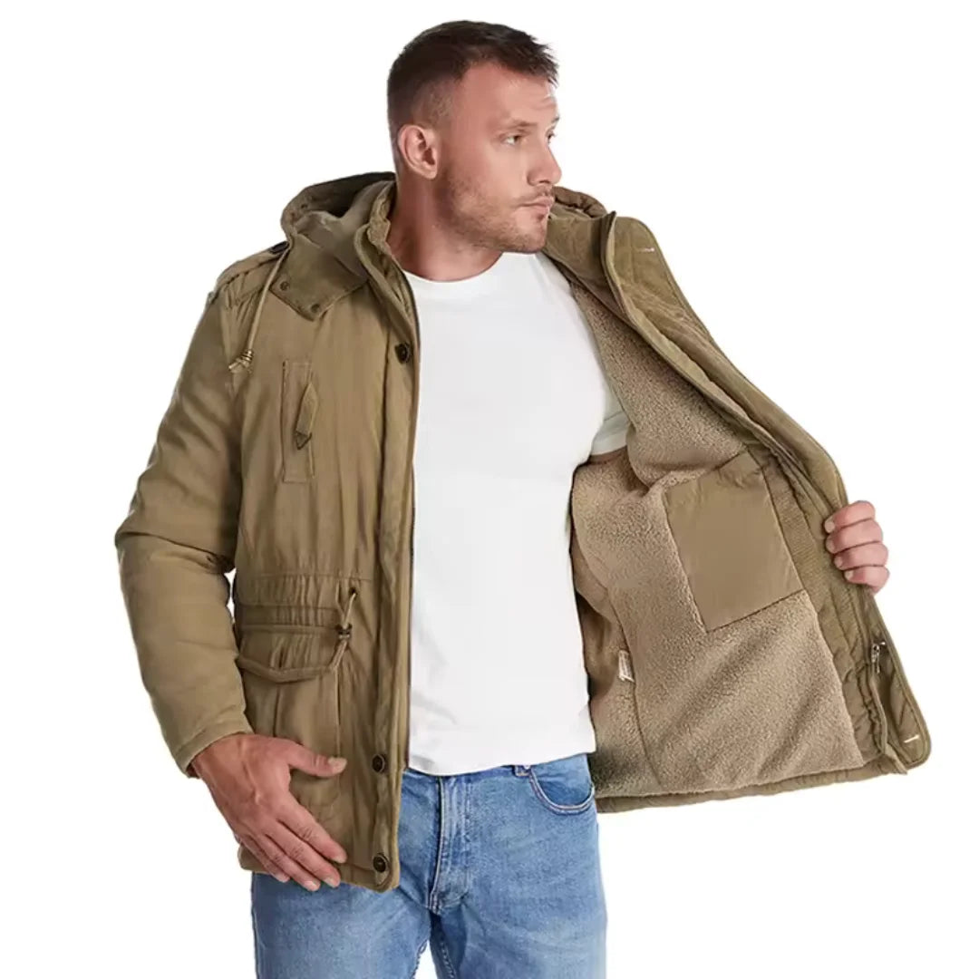 Thermal Insulated Men's Waterproof Parka Coat