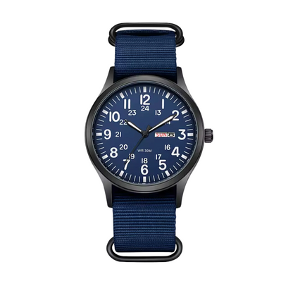Tough Waterproof Mens Stainless Steel Sports Watch