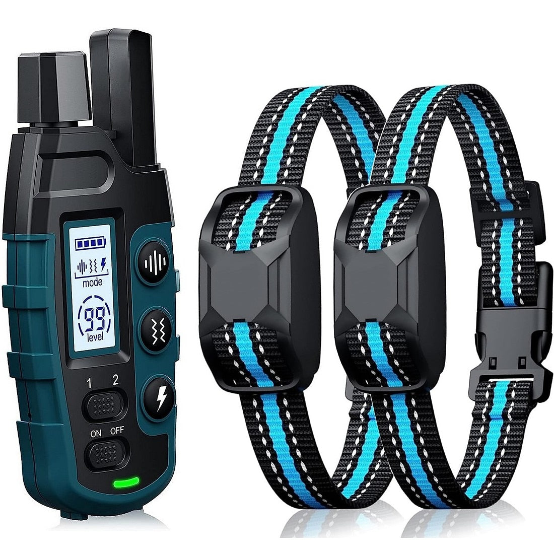 Waterproof Rechargeable Dog Training Collar with Remote