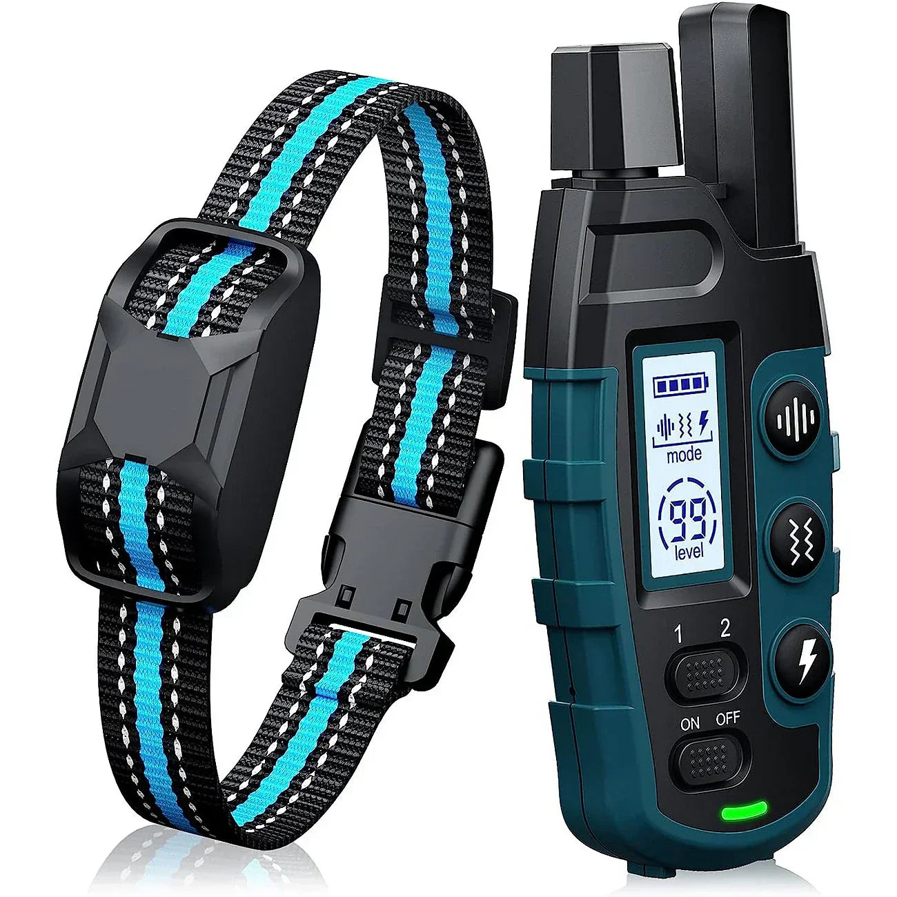 Waterproof Rechargeable Dog Training Collar with Remote