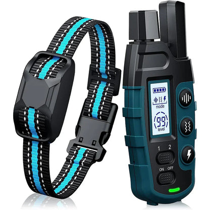 Waterproof Rechargeable Dog Training Collar with Remote