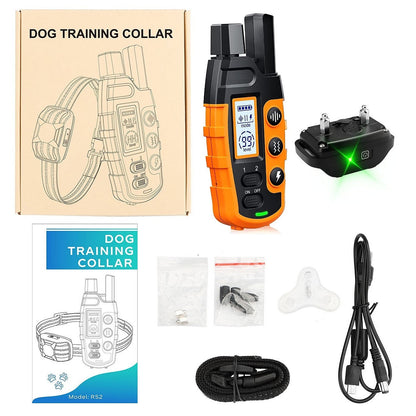 Waterproof Rechargeable Dog Training Collar with Remote