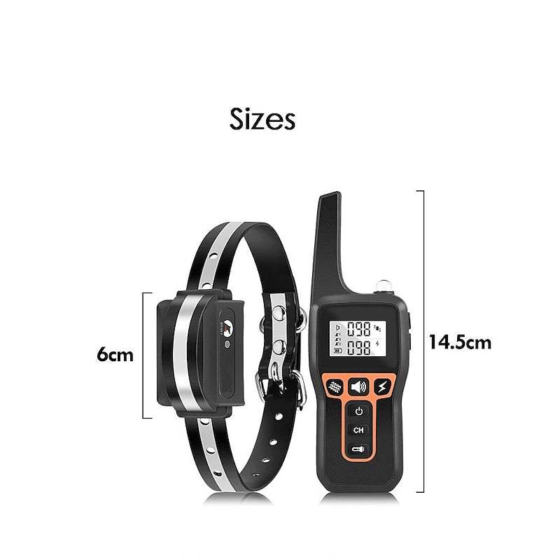 Waterproof Remote Dog Training Collar with Shock Vibe Alert