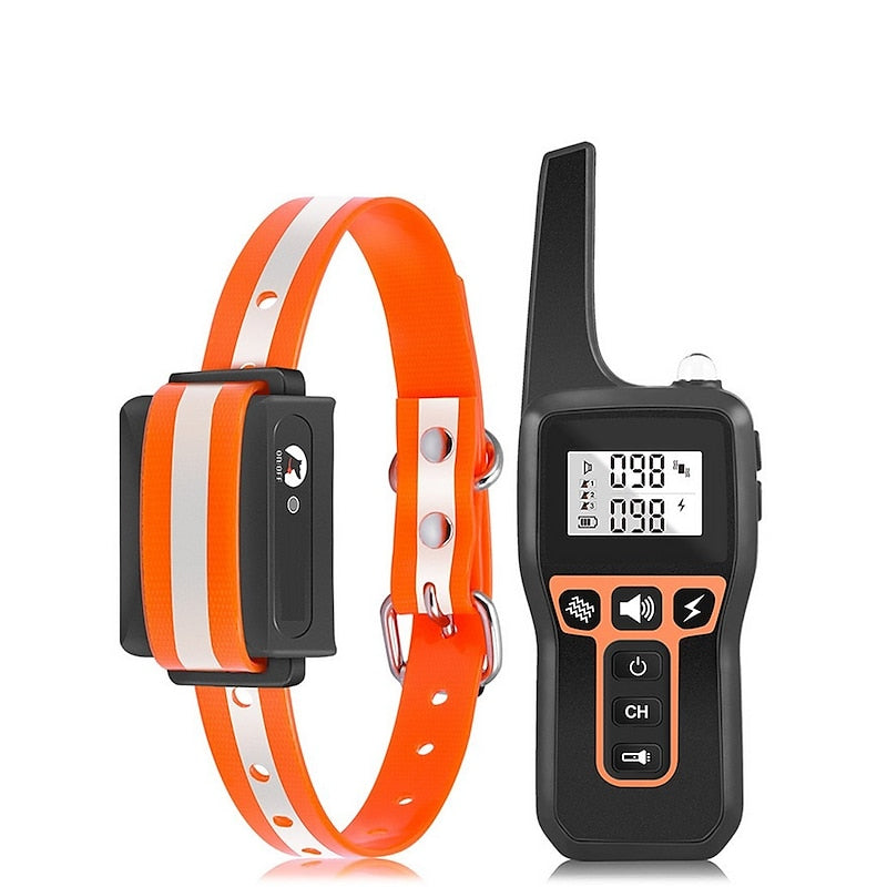 Waterproof Remote Dog Training Collar with Shock Vibe Alert