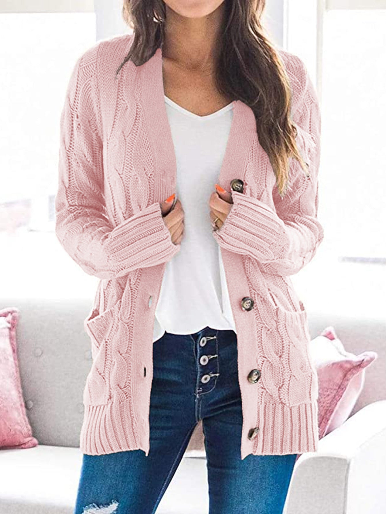 Petra | Long Cardigan with Long Sleeves