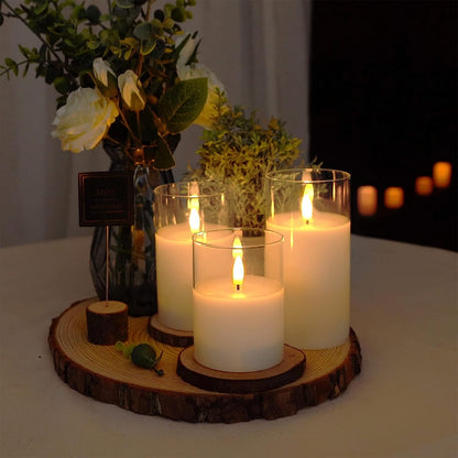 Realistic Remote Control LED Candle Set