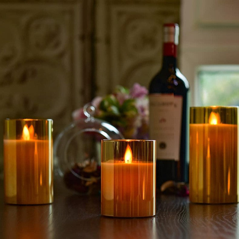 Realistic Remote Control LED Candle Set