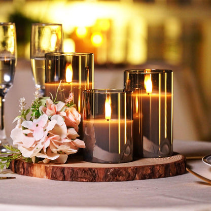 Realistic Remote Control LED Candle Set