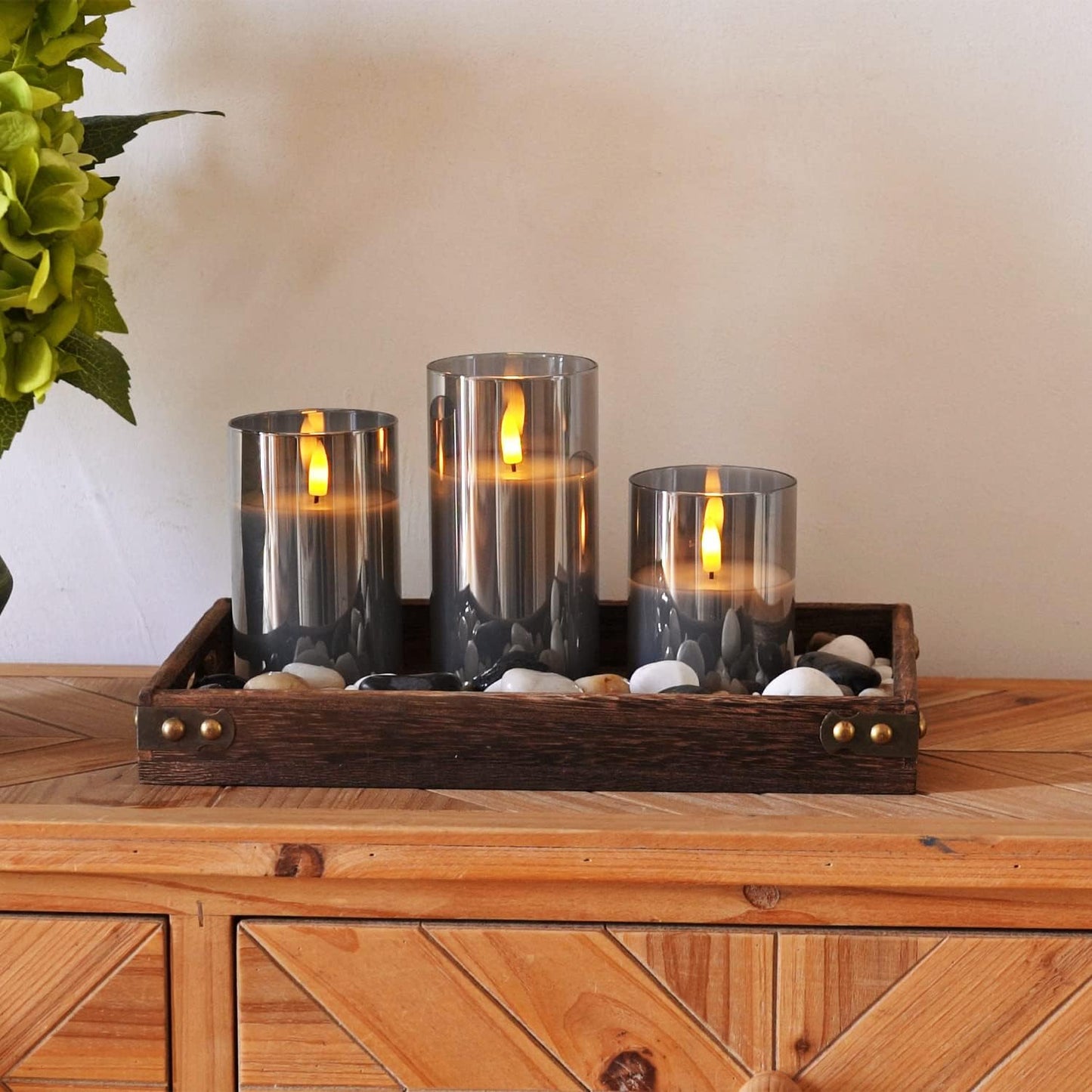 Realistic Remote Control LED Candle Set