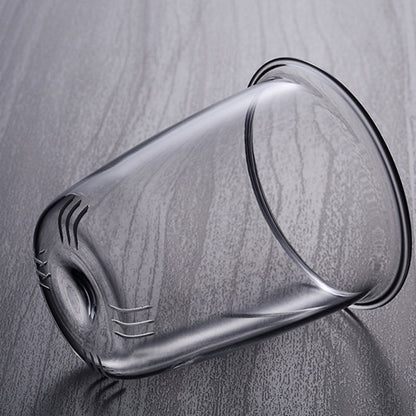Premium Glass Teapot with Strainer and Gold Handle