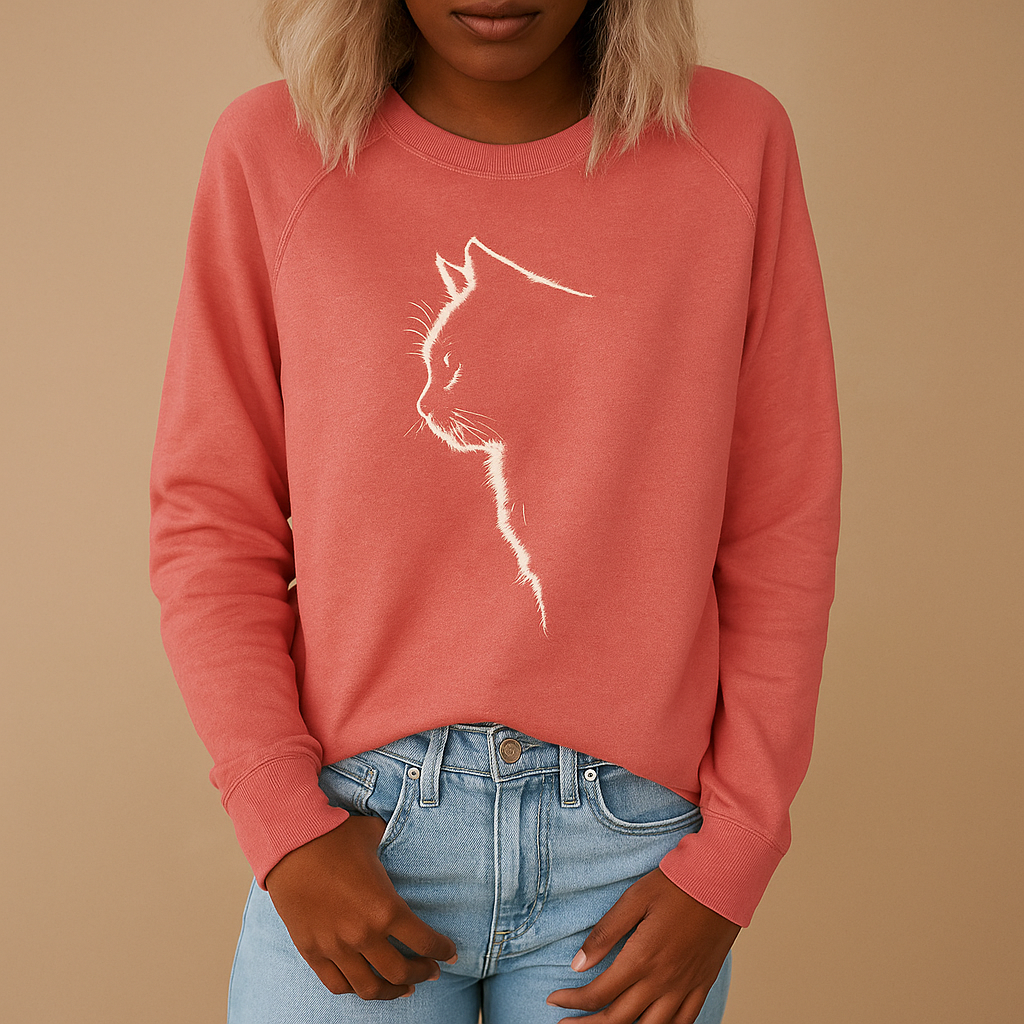 Fun Feline Graphic Women's Sweater