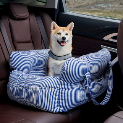 Cozy Pet Car Bed - Safe, Comfortable Dog Travel Carrier