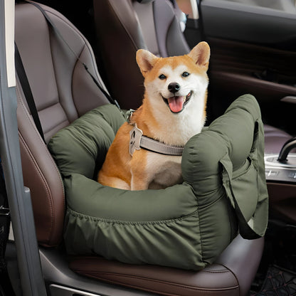 Cozy Pet Car Bed - Safe, Comfortable Dog Travel Carrier